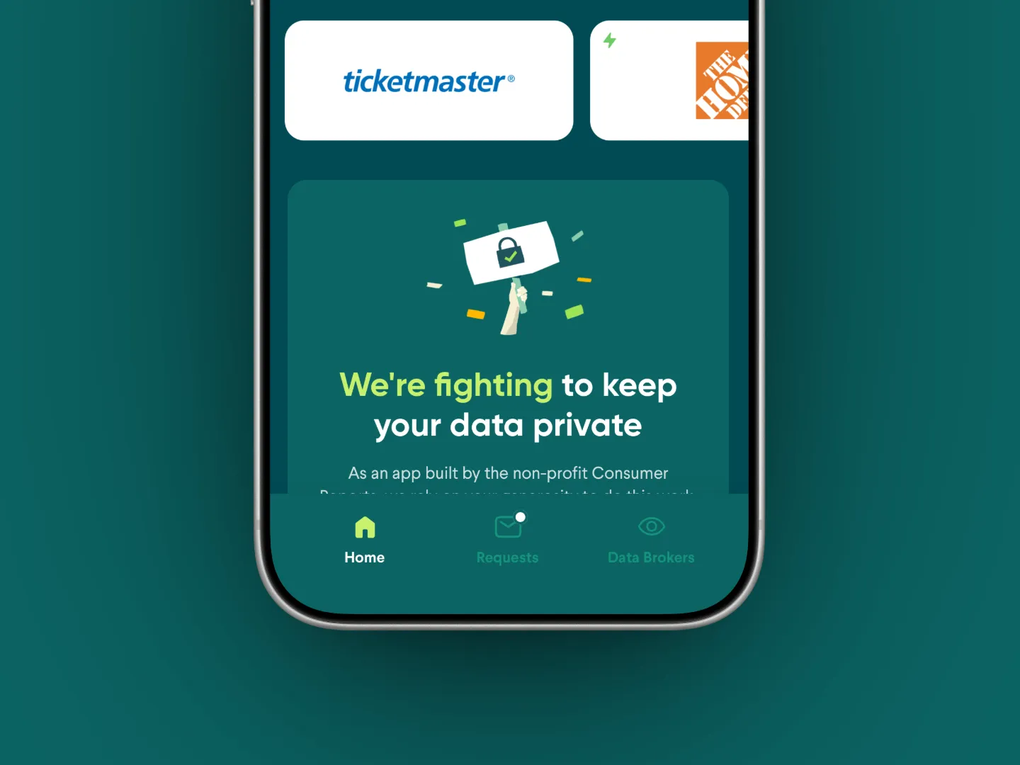 Permission Slip — Mobile App interface detail 1